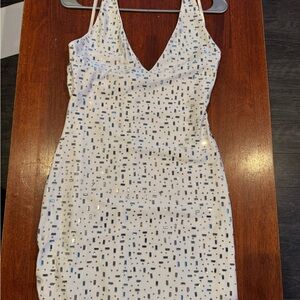 Windsor rhinestone embellished mini dress